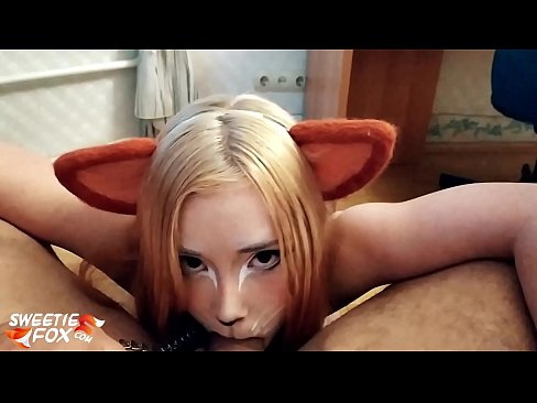 ❤️ Кицунэ глытае член і канчае ў рот ❤❌ Шлюхі у нас ❌❤